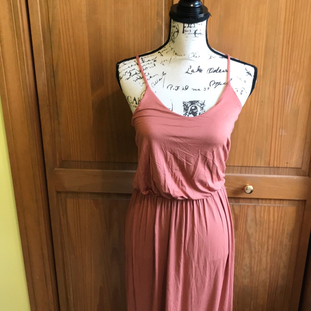 👗Lush maxi dress coral cedar. S.
